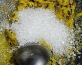 A picture of step 4 of Aloevera besan halwa.