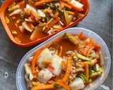 Gambar langkah 8 resipi Kimchi.