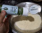 A picture of step 1 of Chana dal poori.