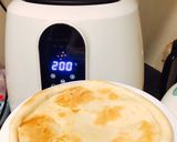 Hình bước làm 3 của món Pizza bằng nồi chiên không dầu