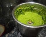 A picture of step 3 of Bhujiya dhaniya ki chutney.