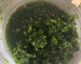 A picture of step 3 of Mustard green dip.