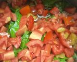 A picture of step 12 of Peri Peri French Fries Spinach Soup.