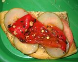 Foto del paso 5 de la receta: Morrón quemado en hornalla