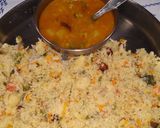 A picture of step 7 of RavaSemiyaUpmaWithSambhar.