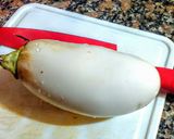Foto del paso 1 de la receta: Milanesa de Berenjena, Aros de Cebolla con Huevo y Calabaza