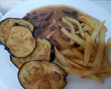 Foto del paso 8 de la receta: Entrecot amb salsa verduras i bacon amb uberguines
