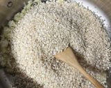 Une image de l'étape 2 de Risotto ultra crémeux petits pois.
