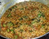 A picture of step 5 of Fry mong daal.