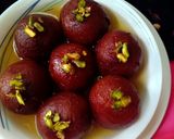 A picture of step 12 of Peanut Stuffed Chhole Paneer Gulabjamun.