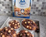 Foto langkah ke 4 dari resep Mini Choco Cheese Banana Cake.