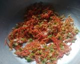 A picture of step 1 of Paneer crepes.