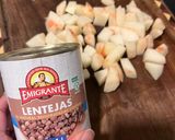 Foto del paso 4 de la receta: Guiso de lentejas con Panchos