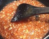 A picture of step 4 of Sago Halwa.