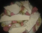 Foto del paso 5 de la receta: Nueva forma de hacer huevos duros con queso y salchichas
