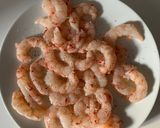 A picture of step 2 of Pasta with shrimp, tarragon and lemon.