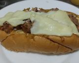 Foto del paso 7 de la receta: Sándwich🌭de carne🍖, queso🧀y verduras cremosas🥕🧅🥒😜!!!