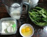 Foto del paso 1 de la receta: Crepes o Panqueques de espinaca