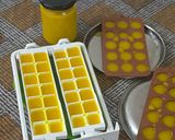 A picture of step 5 of Frozen cubes for healthy shots.