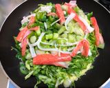 A picture of step 3 of Japanese Cabbage Okonomiyaki Pancake.