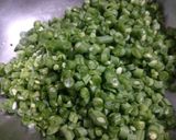 A picture of step 3 of French beans upkari.