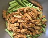 Foto langkah ke 3 dari resep Kacang Panjang Tempe Ikan Asin Sayur Santan.