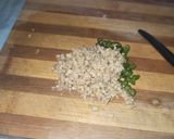 A picture of step 1 of Matar Paneer.