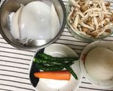 花枝炒鴻禧菇的食譜步驟1照片