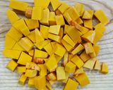 Hình bước làm 1 của món Canh bí đỏ thịt bằm