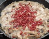A picture of step 4 of Chicken and Mushroom Puff Pastry Empanada.