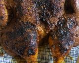 A picture of step 2 of Spatch cocked roast chicken.