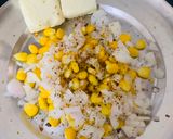 A picture of step 2 of Corn Cheese Sandwich.