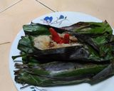 Foto langkah ke 7 dari resep Nasi bakar teri petai.