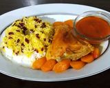 عکس مرحله 9 از دستور مرغ مجلسی خوش طعم و عالی