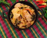 Foto langkah ke 8 dari resep Ayam Masak Daun Singkong (Mix Tahu).