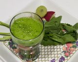 A picture of step 5 of Palak Amla & apple juice.