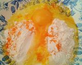 Foto del paso 9 de la receta Buñuelos de langostinos con bacalao