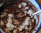 A picture of step 8 of Marmalade dark chocolate brownies - for Father's day.