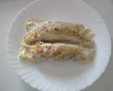 Foto del paso 7 de la receta: Crepes con bechamel rellenas de pollo y champiñón