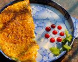 A picture of step 2 of Cabbage pancake.