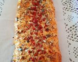 Foto del paso 9 de la receta: Hojaldre con queso de cabra, membrillo, jamón y semillas