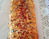 Foto del paso 9 de la receta: Hojaldre con queso de cabra, membrillo, jamón y semillas