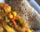 A picture of step 11 of Sinasir with potato veggies.