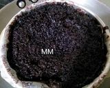 A picture of step 5 of Chocolate Brownie (no eggs).