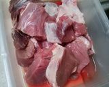 A picture of step 1 of Bulalo.