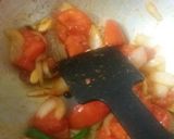 A picture of step 3 of Palak paneer.
