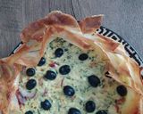 Une image de l'étape 6 de Tarte façon salade grecque.