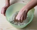 A picture of step 1 of Swedish Crispbread - Knäckebröd.