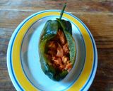 Foto del paso 3 de la receta: Chiles rellenos envueltos en pasta de hojaldre