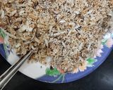A picture of step 5 of Fried modak (tadniche modak).